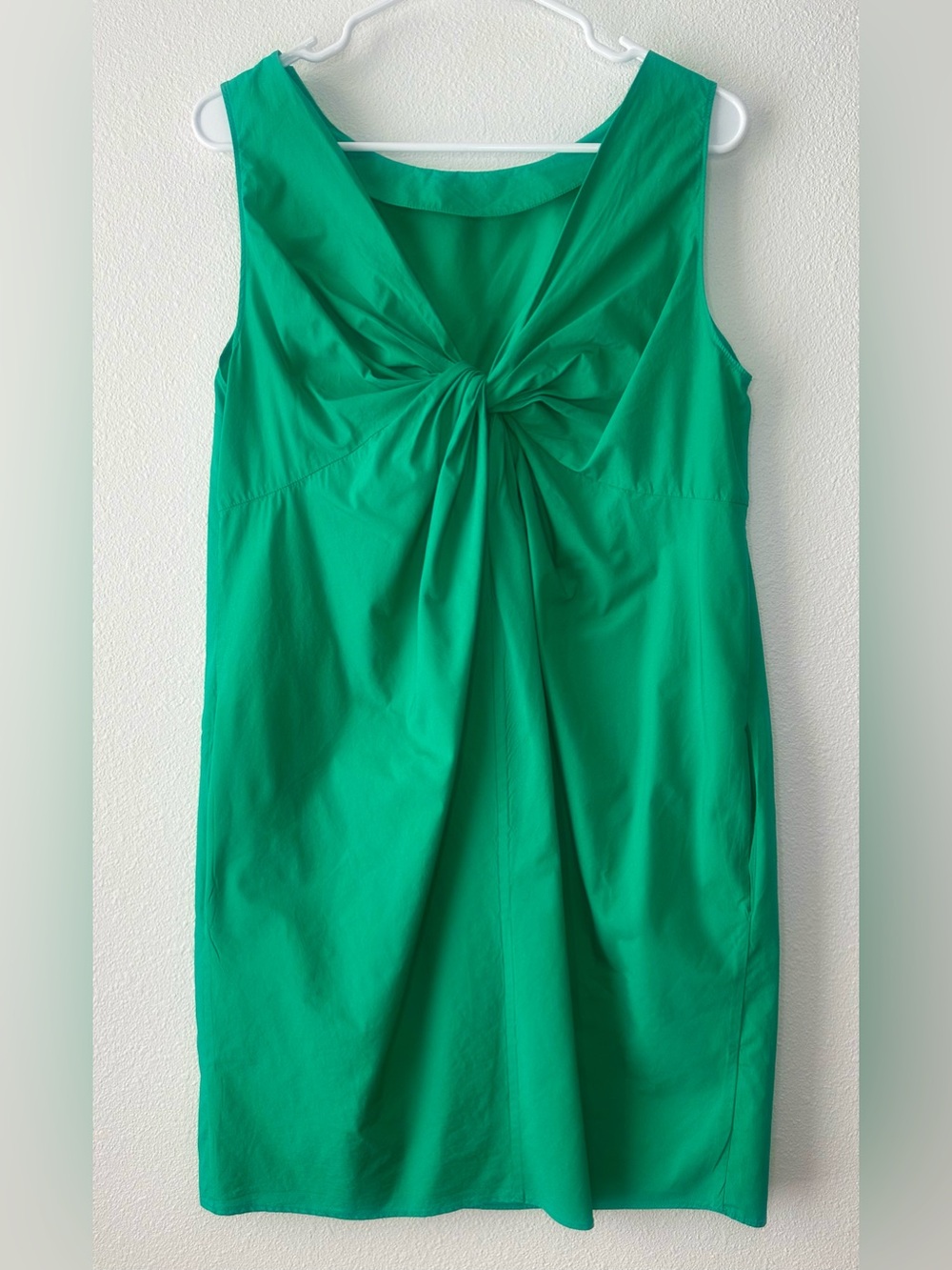 GAP Emerald Green Knot-Back Sleeveless Mini Dress size 10